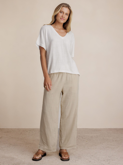 Sancia Cotton Pants Stone