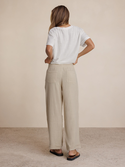 Sancia Cotton Pants Stone