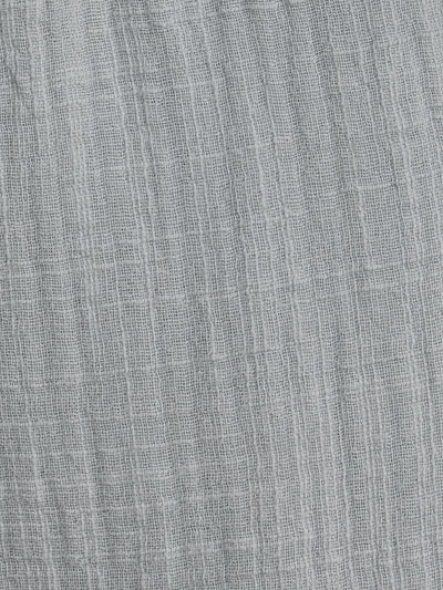 Image features fabric swatch of Sancia Cotton Pants in Slate Blue