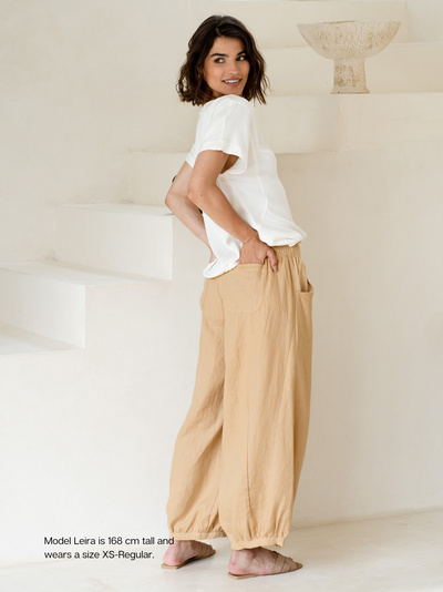 Sadhu French Linen Pants Sand